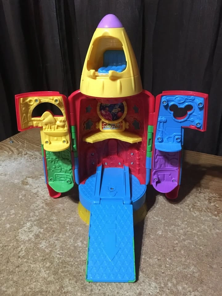 MICKEY MOUSE CLUBHOUSE MICKEY'S BLAST OFF ROCKET TESTED WORKING - photo 2