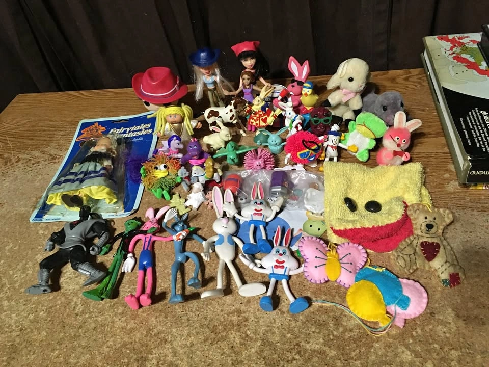 Lot of 42 Figures and Dolls: McDonalds, Bratz, TMNT, and More