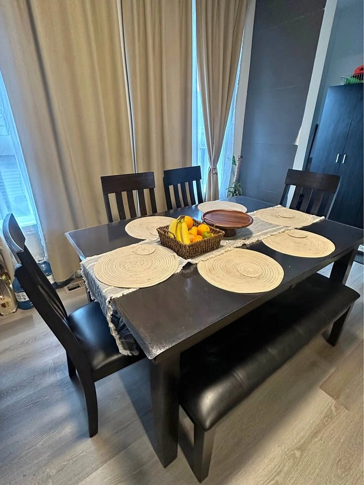 Haddigan 6 Piece Dining Table Set