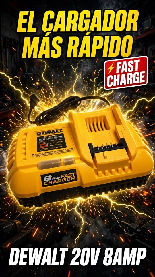 DEWALT Fast Charger DCB118 20V 8AMP