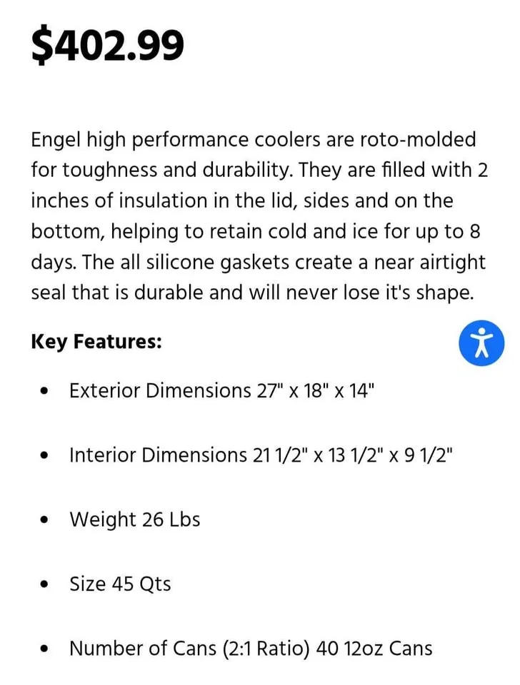 Engel Coolers ENG45 Cooler Yamaha Jetfish image indicator(6)