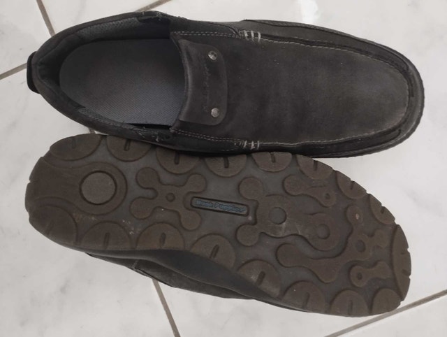 Men's Hush Puppies Black suede casual shoes size 9 - photo 2