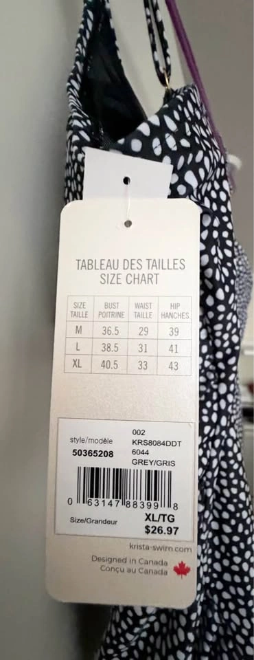 Two Krista Tankini Swimsuit Tops Size L - photo 4