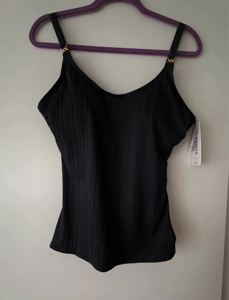 Two Krista Tankini Swimsuit Tops Size L - photo 5