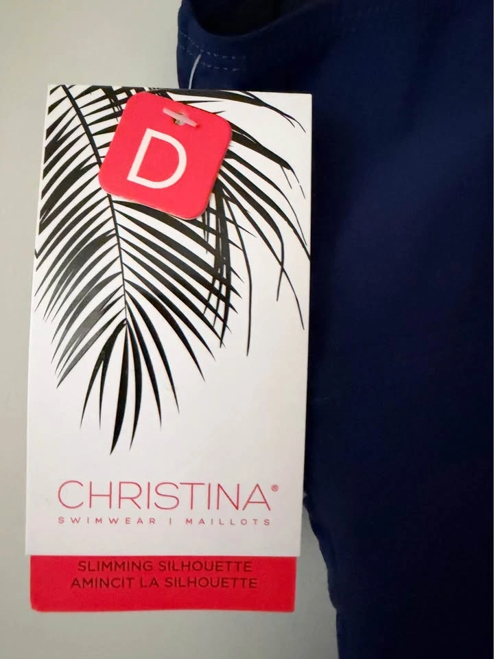 Christina Navy Blue Tankini Top - photo 4