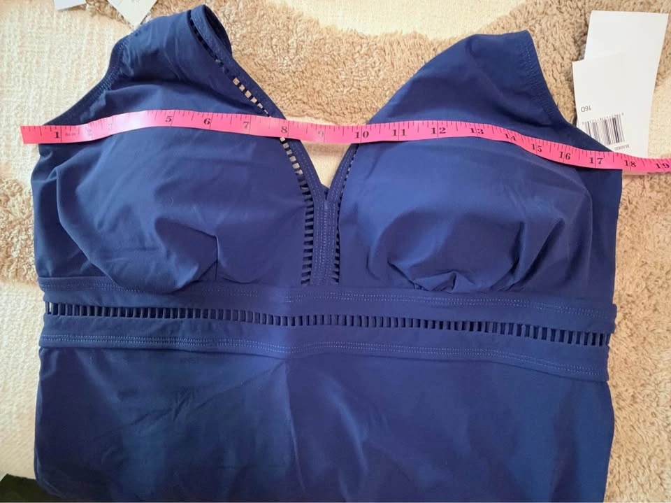 Christina Navy Blue Tankini Top - photo 5