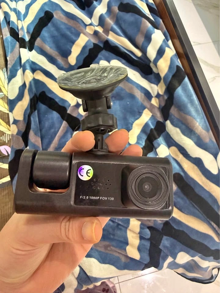 1080P Dual Lens Dash Cam with Suction Mount