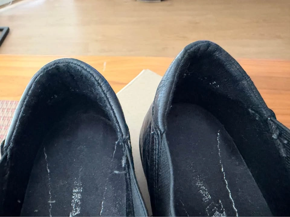 Romika Black Leather Slip-On Shoes - photo 5