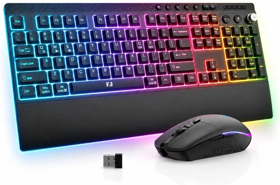 Wireless Rechargeable Keyboard and Mouse Combo