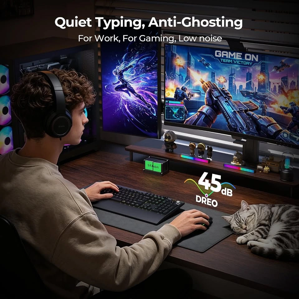 Wireless Rechargeable Keyboard and Mouse Combo - photo 3