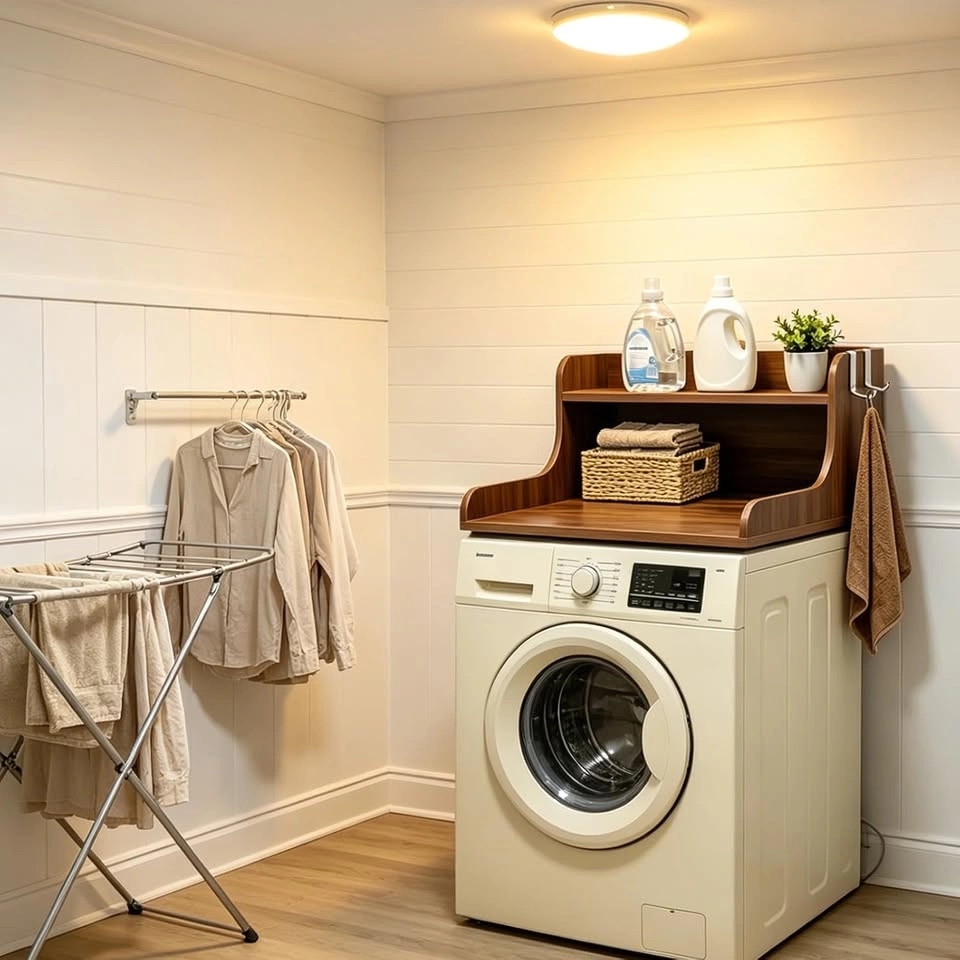 Laundry Room Countertop with Raised Edges - photo 4