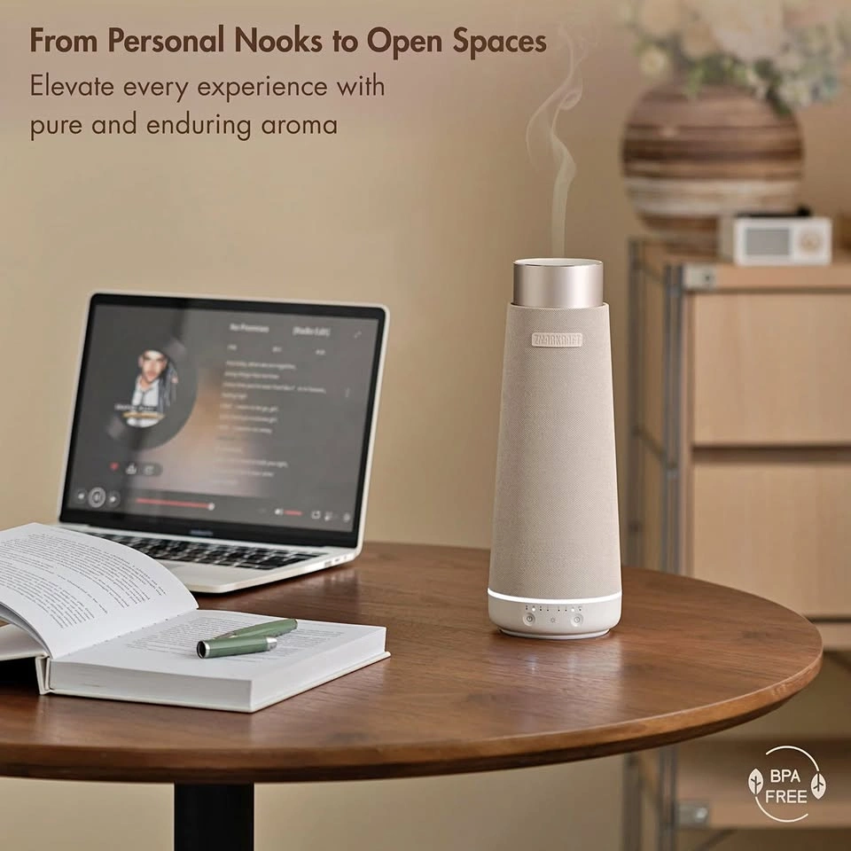 Waterless Essential Oil Diffuser and Speaker