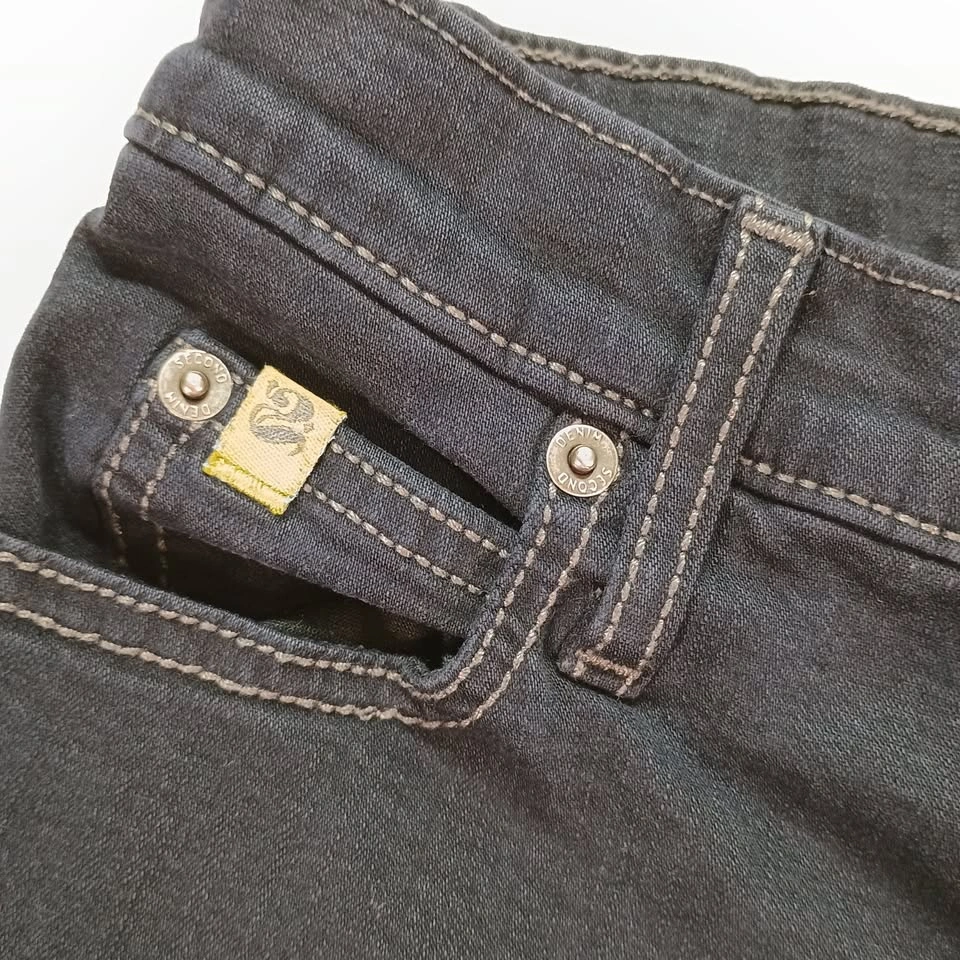 Second Yoga Jeans Dark Wash Denim Pants Size 26 Straight Leg - photo 3
