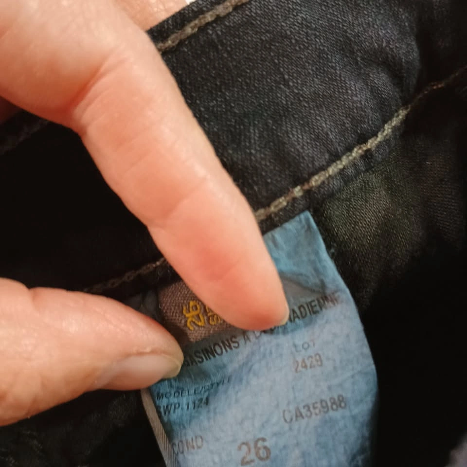 Second Yoga Jeans Dark Wash Denim Pants Size 26 Straight Leg - photo 4