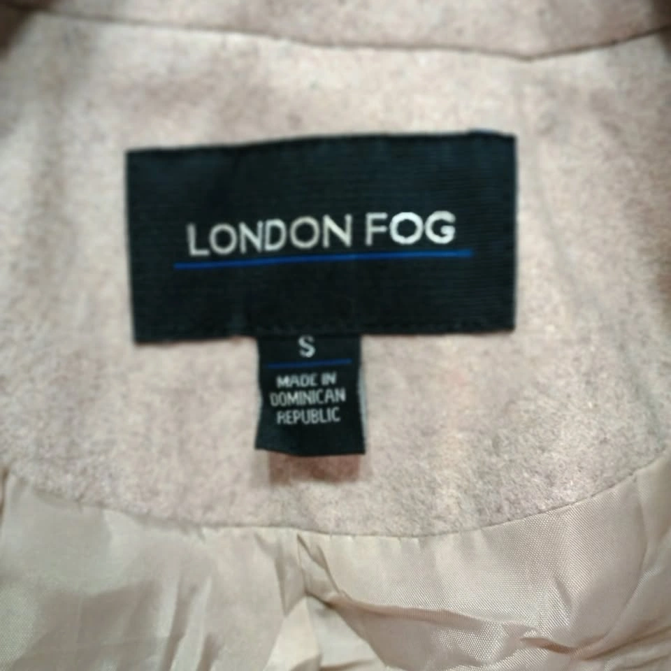 London Fog Camel Colour Wool Blend Coat, Size S - photo 3