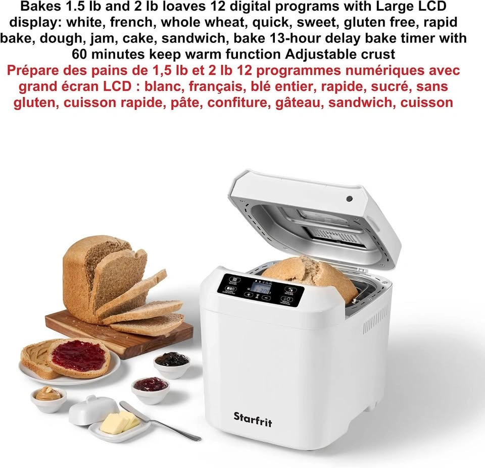 STARFRIT Digital Bread Maker - photo 2