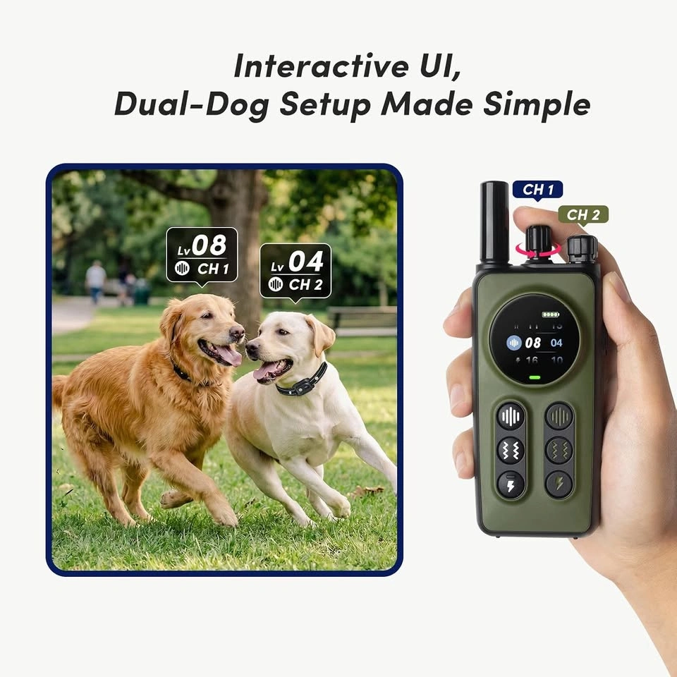 Dog Training Collar for 2 Dogs with Remote - photo 3