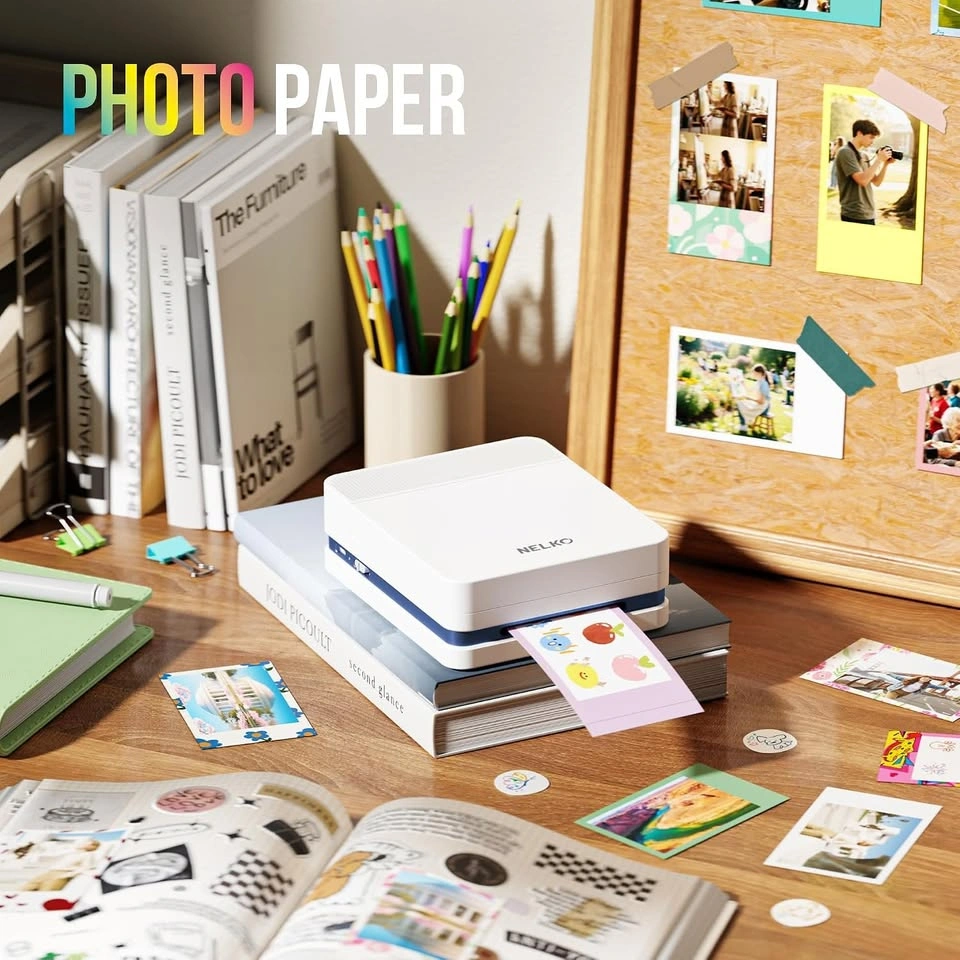Portable Photo Printer with 50 Sheets - photo 2