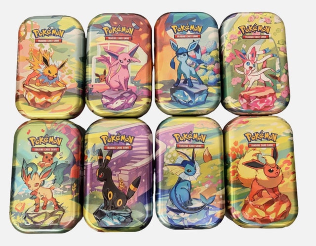 Prismatic Evolutions Mini Tins (2 Packs) Pokemon TCG Eevee