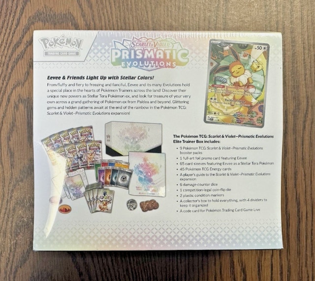 Pokemon Prismatic Evolutions Elite Trainer Box ETB - photo 2