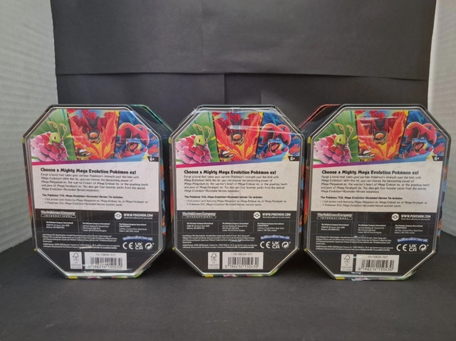 [NEW] Ascended Heroes Tins Pokemon Mega Evolution (4 Packs) - photo 5