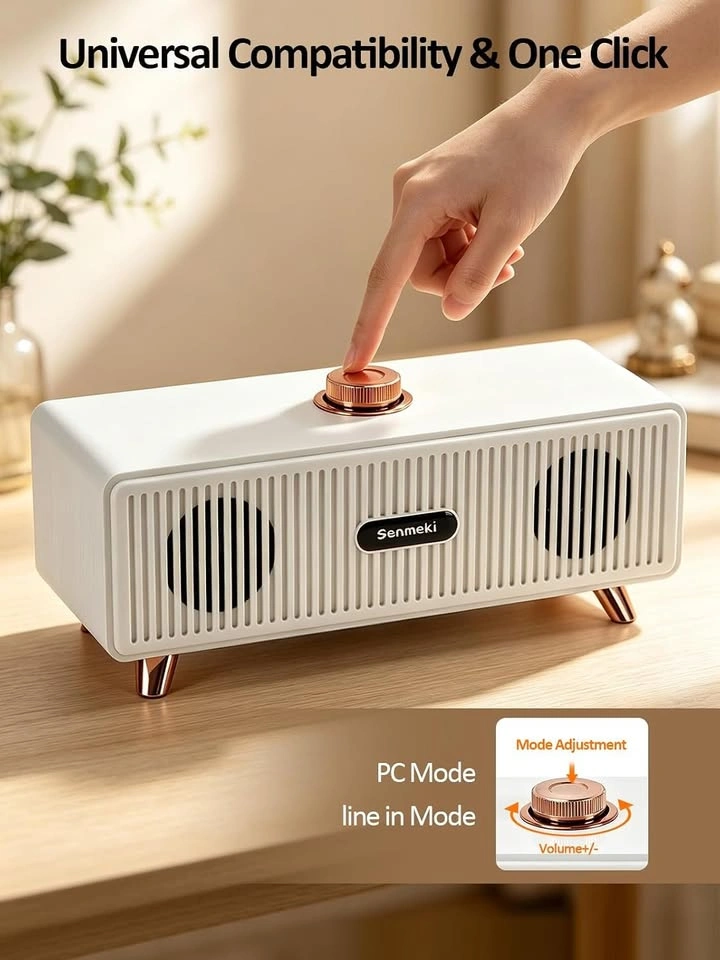 White USB PC Sound Bar - photo 2