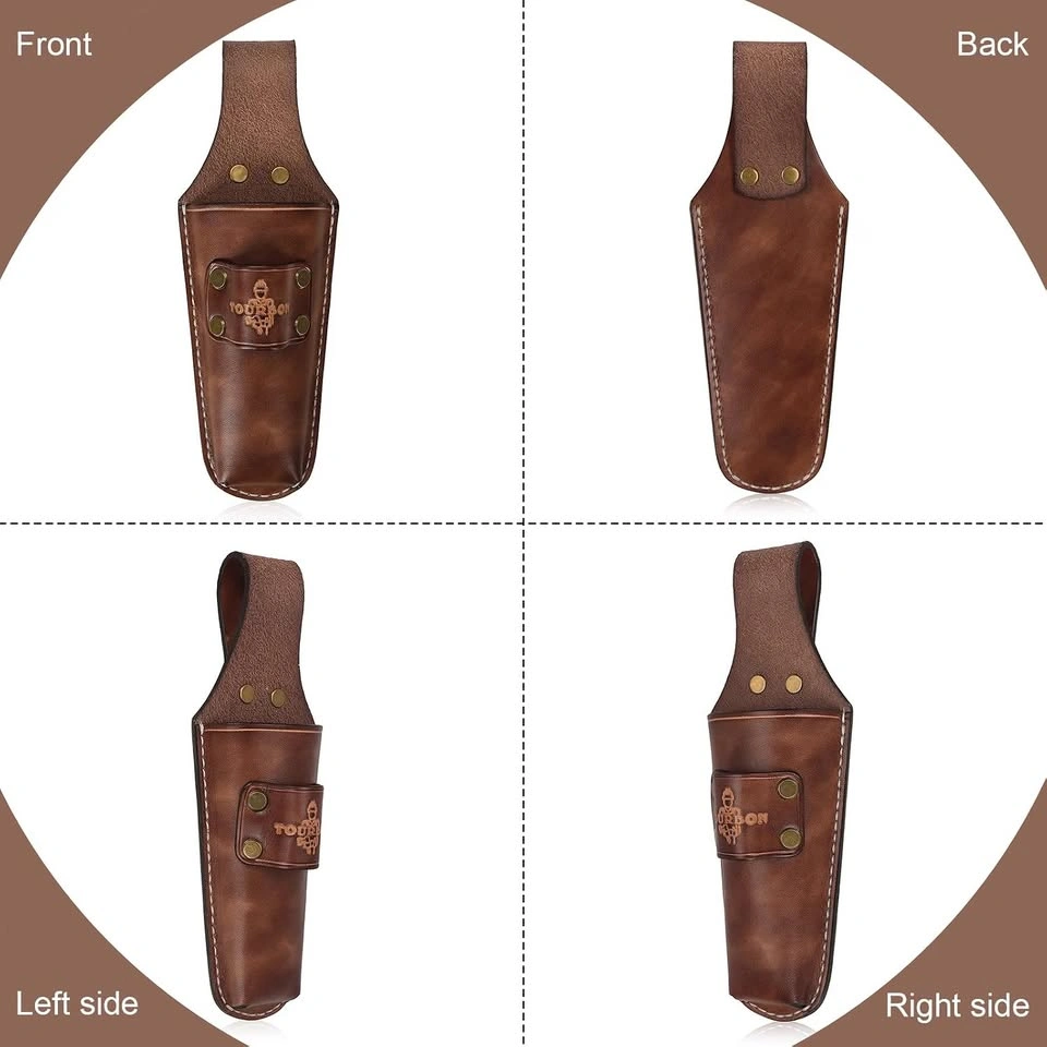 Étui de ceinture en cuir pour clé à molette ou pince - photo 4