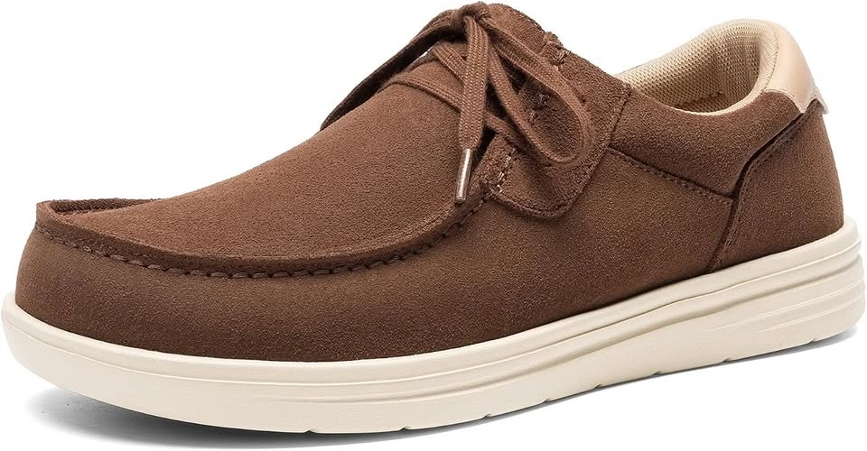 Souliers mocassins brun pour homme Pointure 13 - Bruno Marc - photo 2