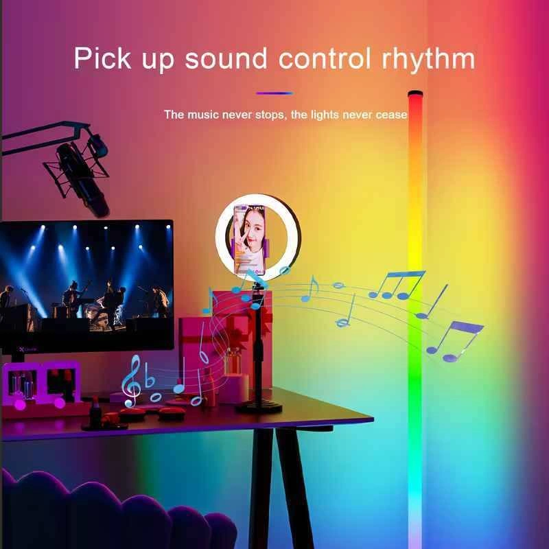 Lampe sur pied LED RGB 103 cm - photo 2