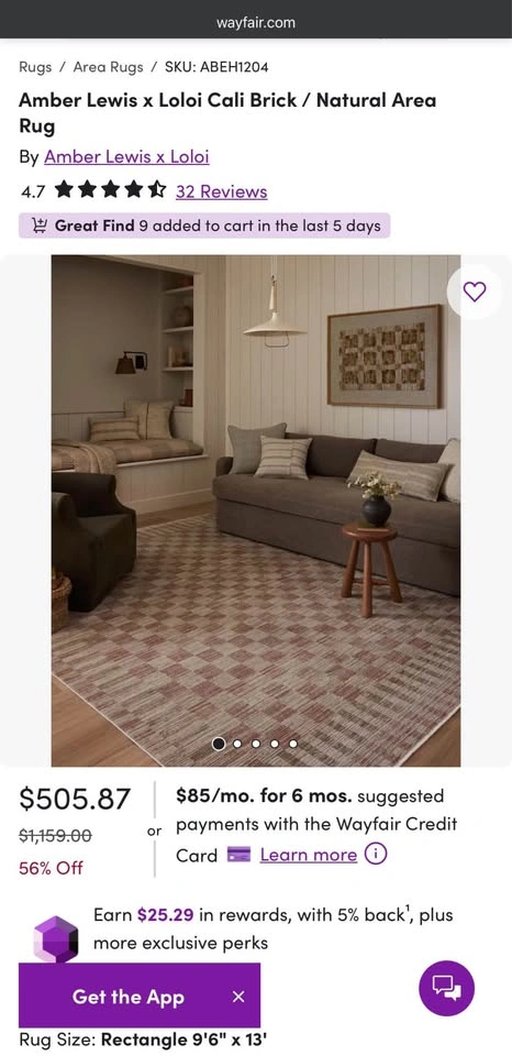 Area rug 10x13- like new - photo 3