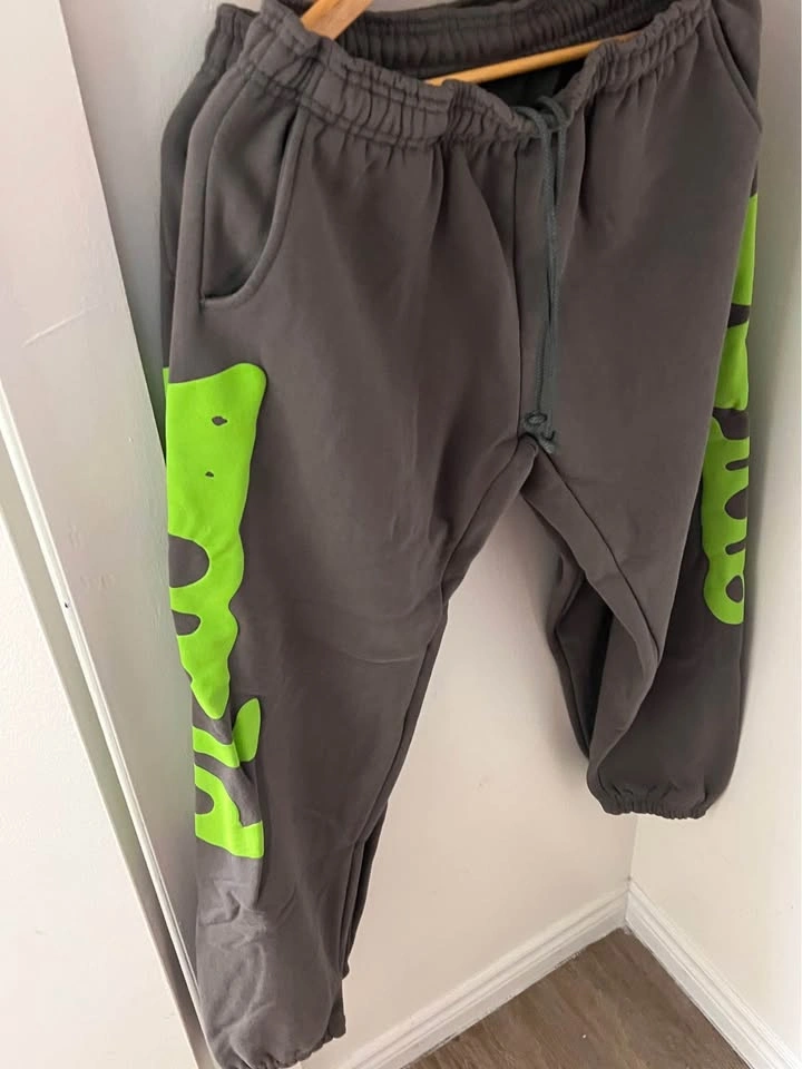 Sp5der 555 Worldwide Grey Sweatpants - Premium Batch - photo 3
