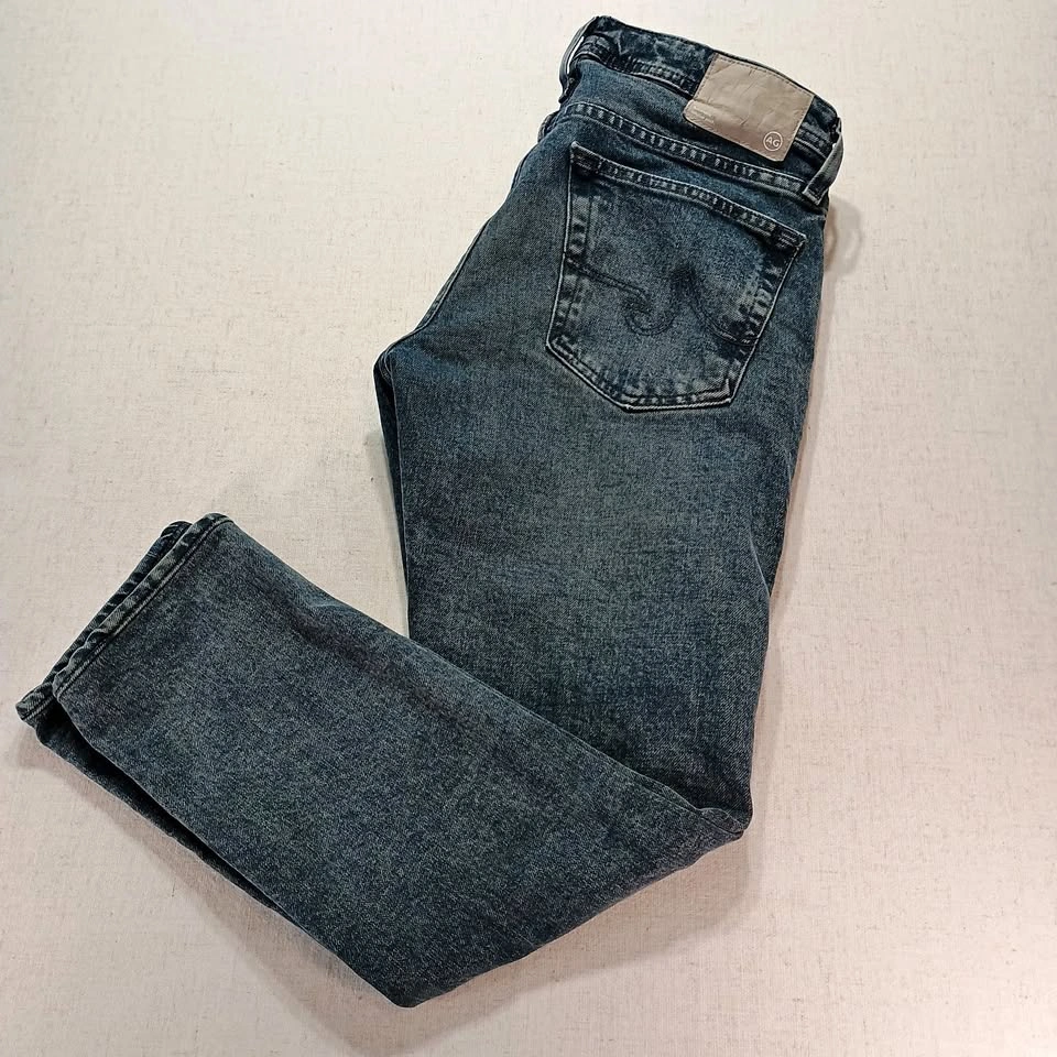 AG Adriano Goldschmied Dylan Skinny Jeans Dark Acid Wash 31x34