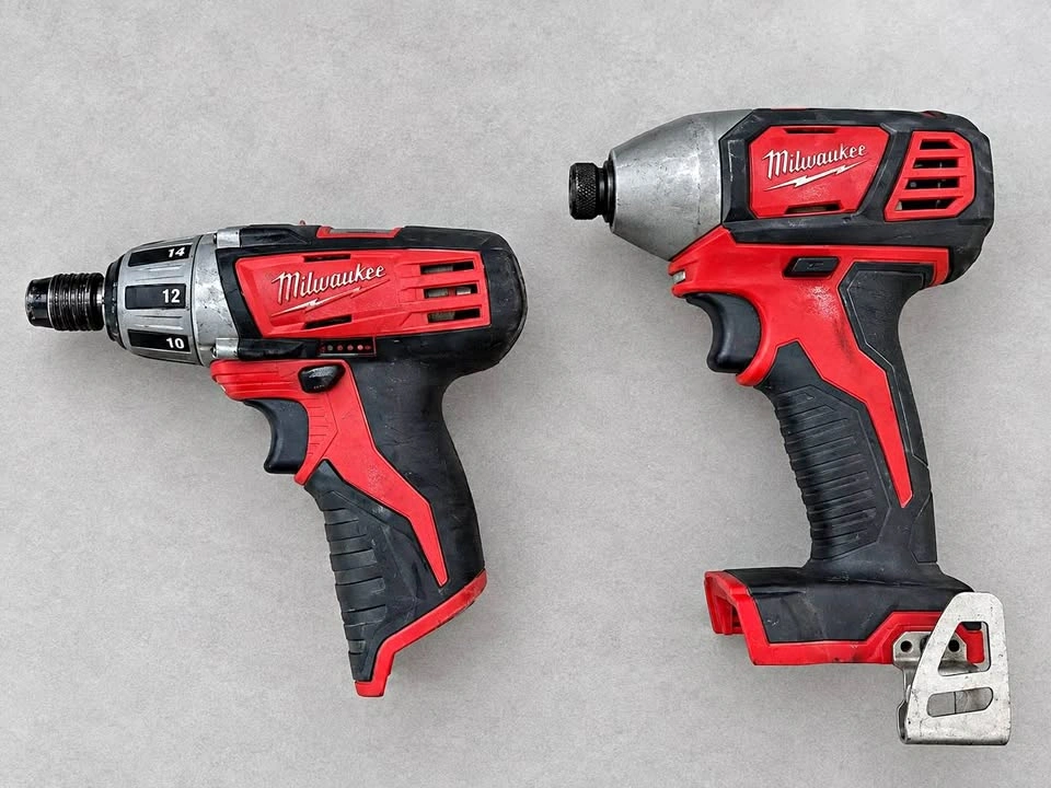 Milwaukee M18 Impact Driver and M12 Compact Drill Driver