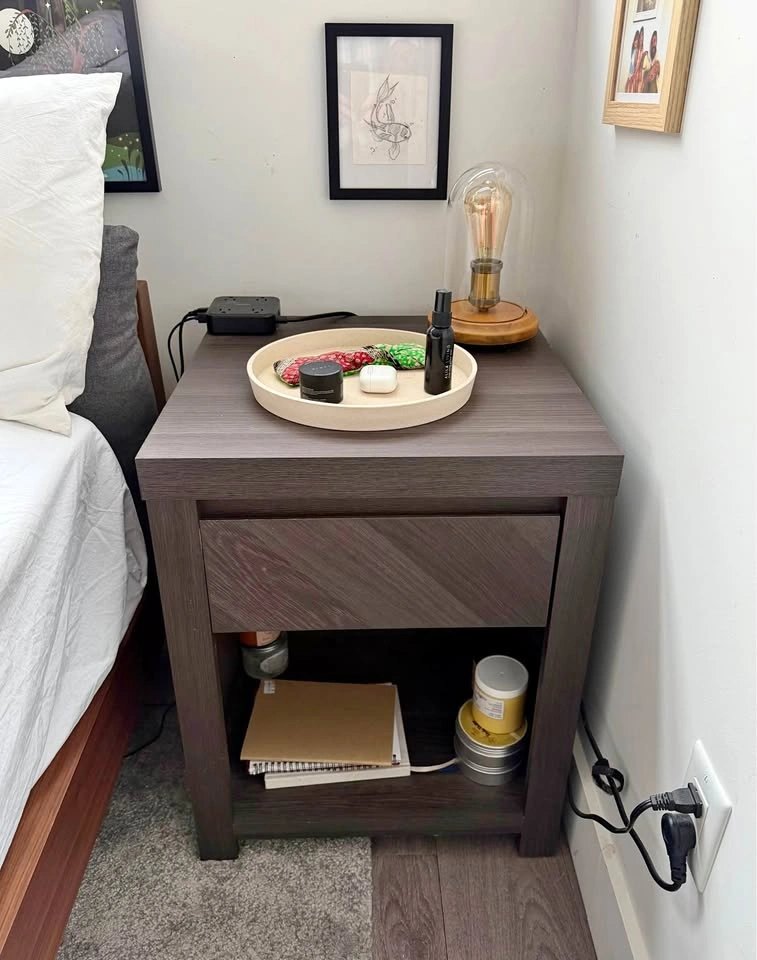 2 x Roybal Night Stand with USB Charging