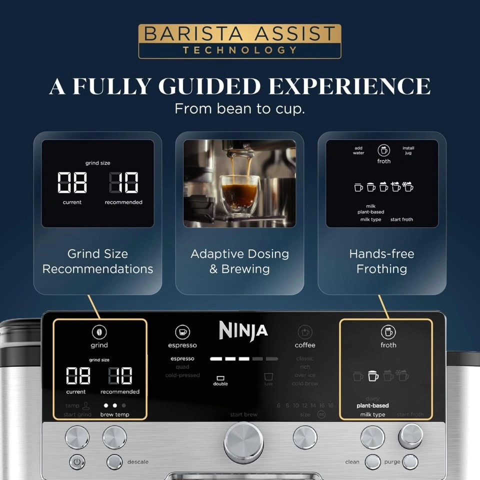 Ninja Luxe Café Premier Espresso, Drip Coffee, Cold Brew - photo 4