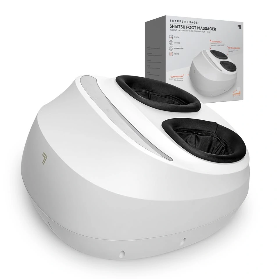 Sharper Image Shiatsu Foot Massager with Heat & Deep Kneading - photo 4
