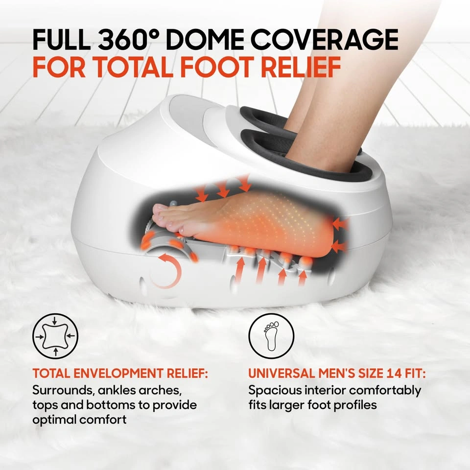 Sharper Image Shiatsu Foot Massager with Heat & Deep Kneading - photo 5