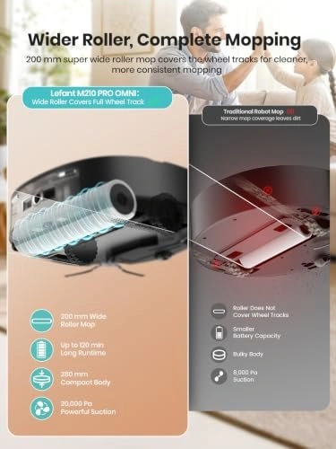 Lefant M210 PRO Omni Robot Vacuum and Mop - photo 5