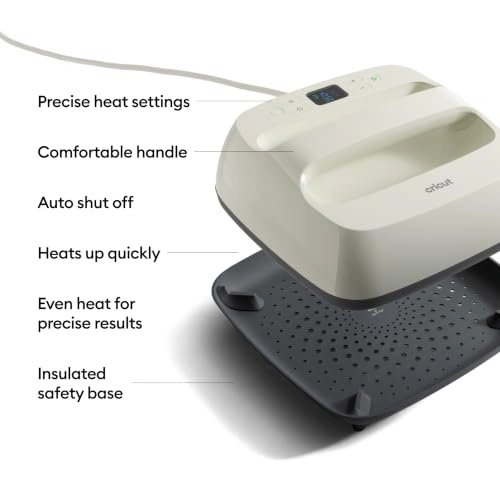 Cricut EasyPress SE Taupe 9x9 Heat Press + 12x12 Mat - photo 2