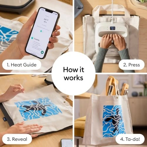 Cricut EasyPress SE Taupe 9x9 Heat Press + 12x12 Mat - photo 3