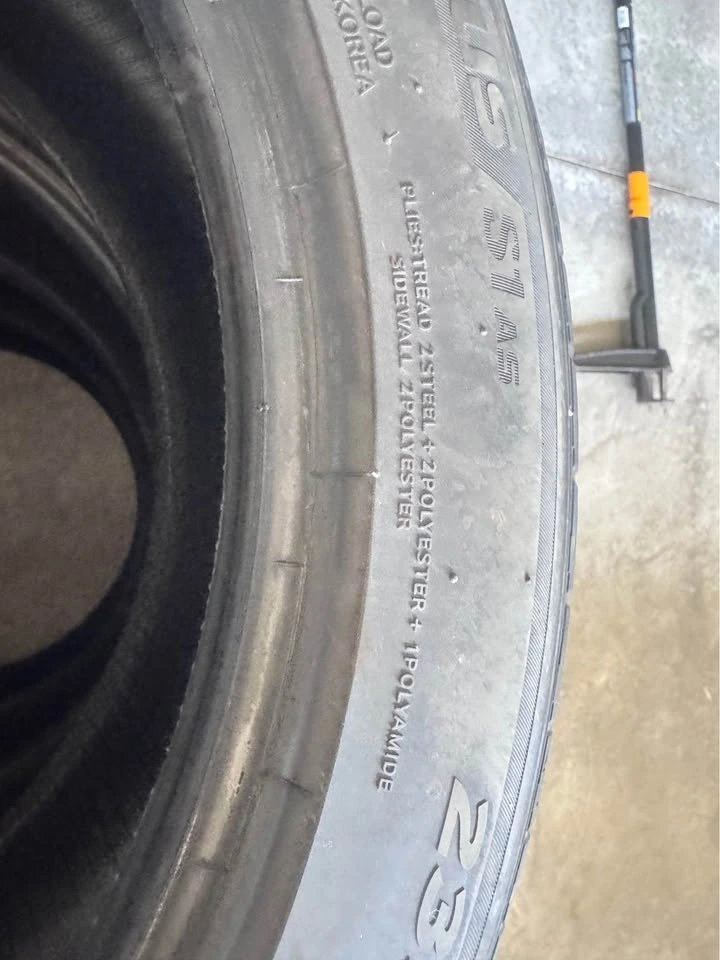 4 Tesla OEM Hankook Ventus S1 AS Tires – 235/45R18 - photo 5
