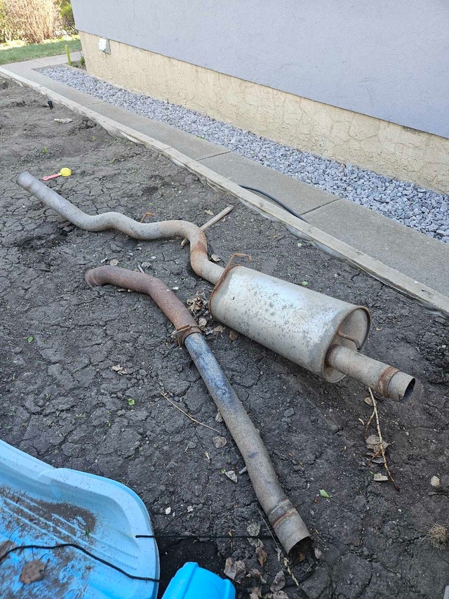 Dodge Cummins exhaust with muffler - photo 2