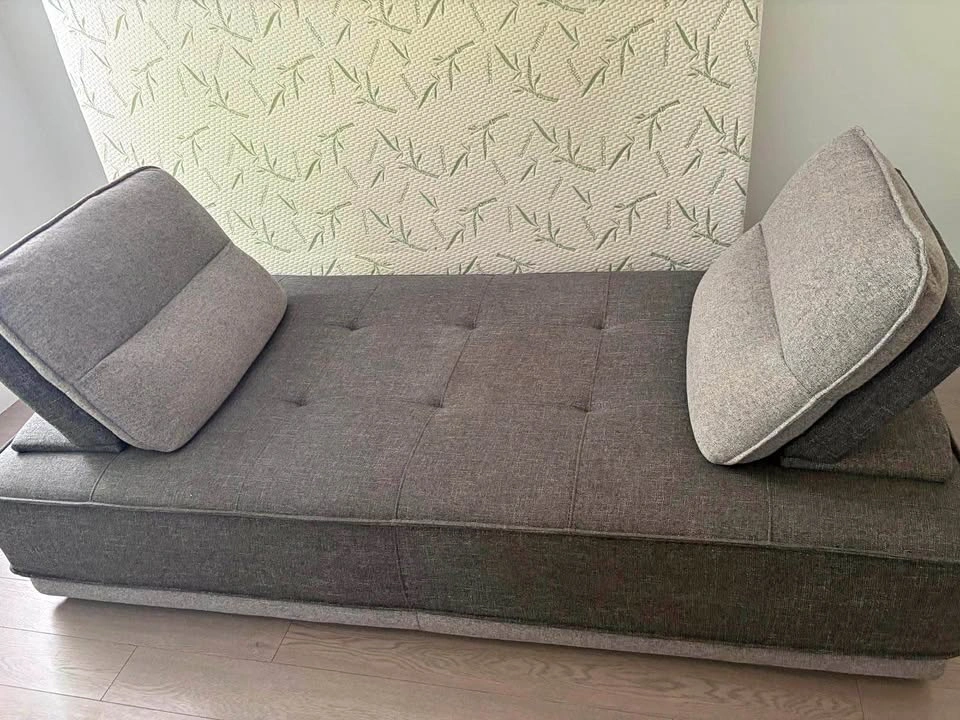 Modern Grey Modular Daybed Sofa