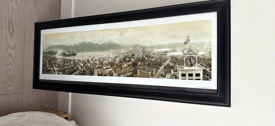 Archival Editions Framed Panoramic Historical City Print