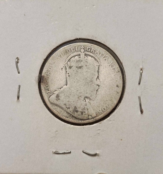 115 year old King Edward VII, (Sterling) Silver quarter
