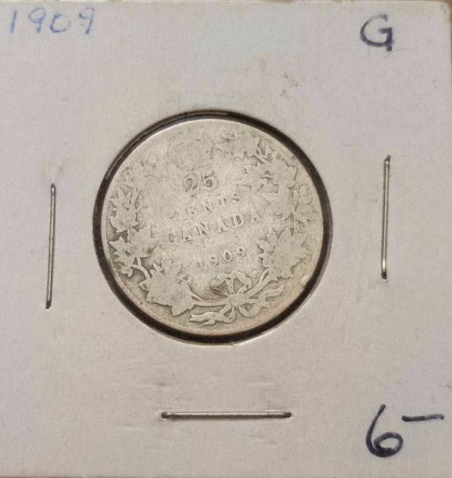 115 year old King Edward VII, (Sterling) Silver quarter - photo 2