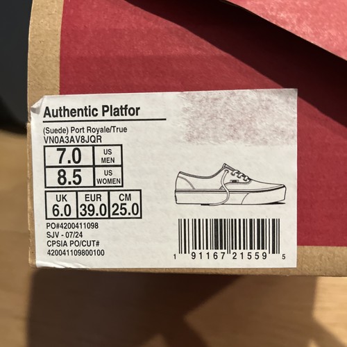 VANS Authentic Platform Port Royale/true - photo 2