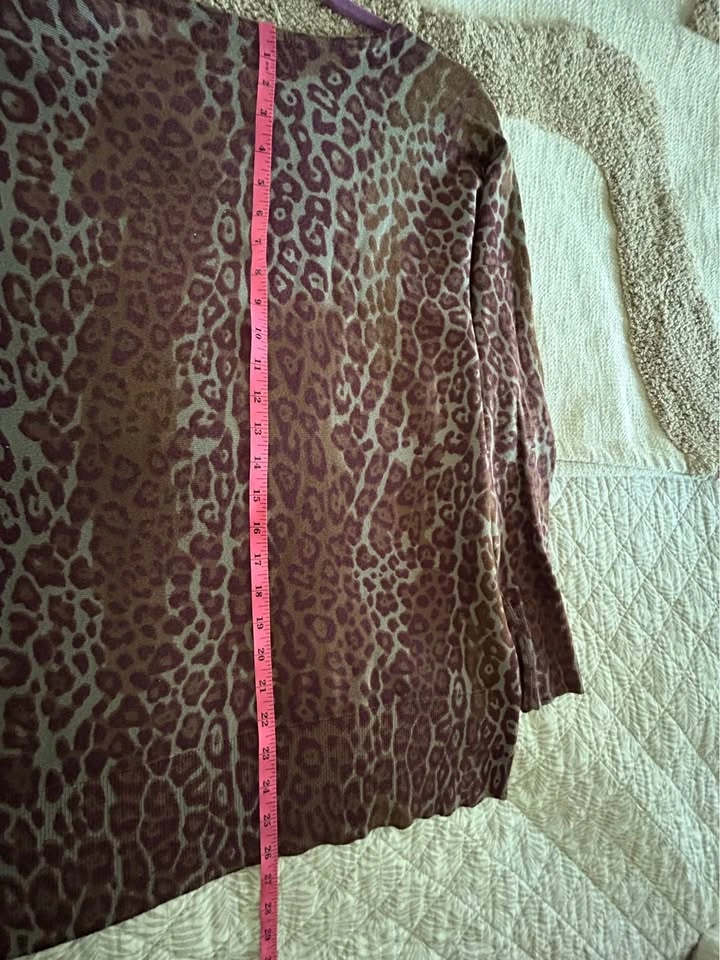 Melanie Lyne Leopard Print Studded Sweater - photo 5