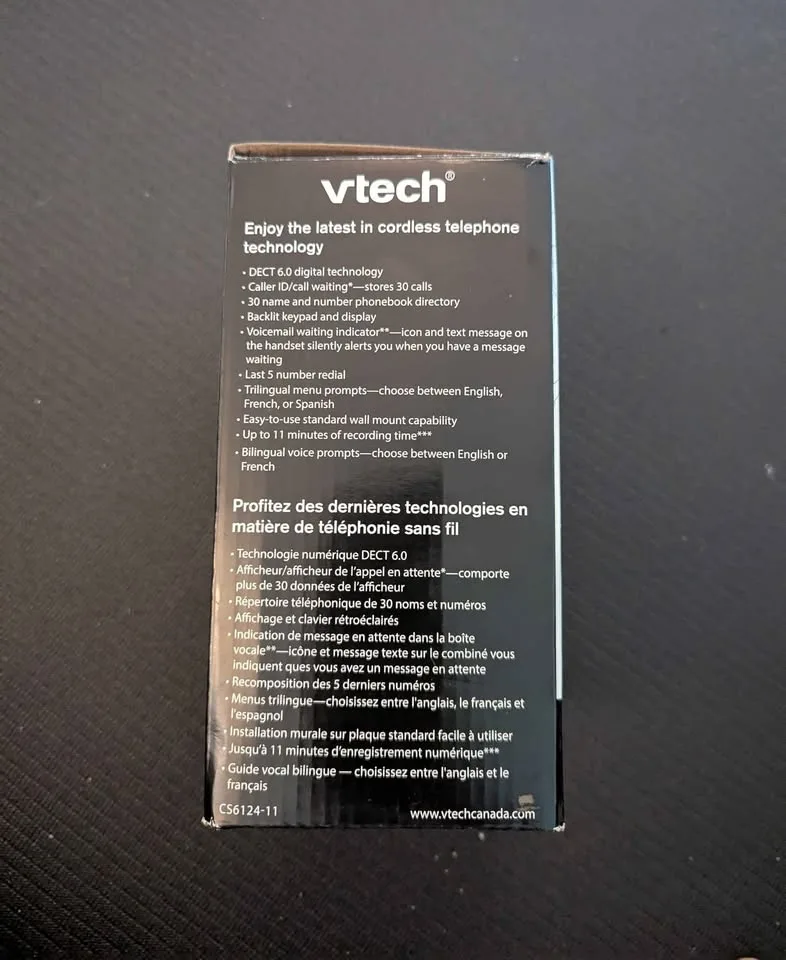 VTech DECT 6.0 Cordless Phone with Answering System image indicator(2)