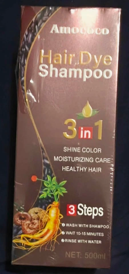 Amococo Hair Dye Shampoo Brown Colour - photo 2